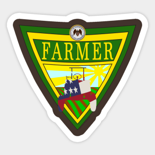 The Farmer Essentials Shield Sticker